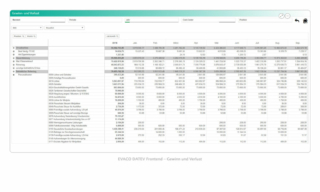 DATEV Screen Gewinn und Verlust